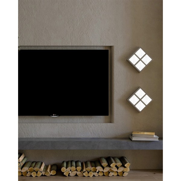 Бра, настінний світильник Pikart 39384-1 LED 1x12W 3000K IP20 сріблястий - фото №4