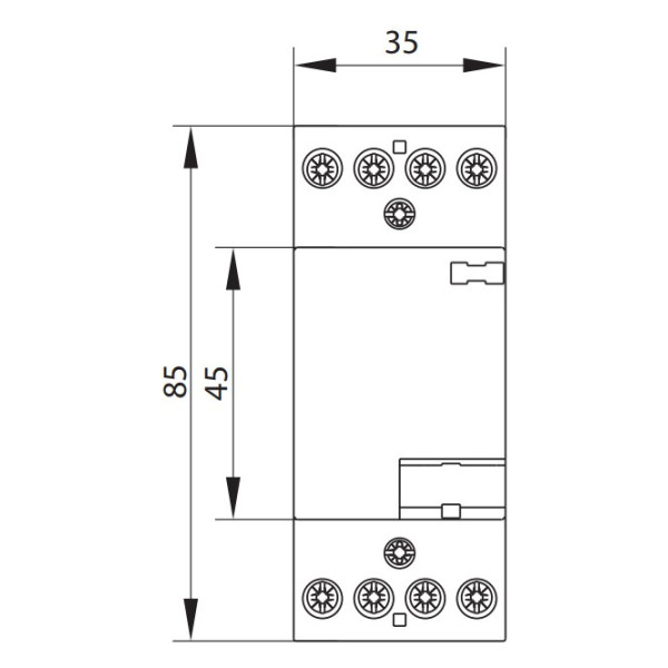 Контактор ETI 002464014 RD 25-22 (230V AC/DC) (AC1) - фото №1