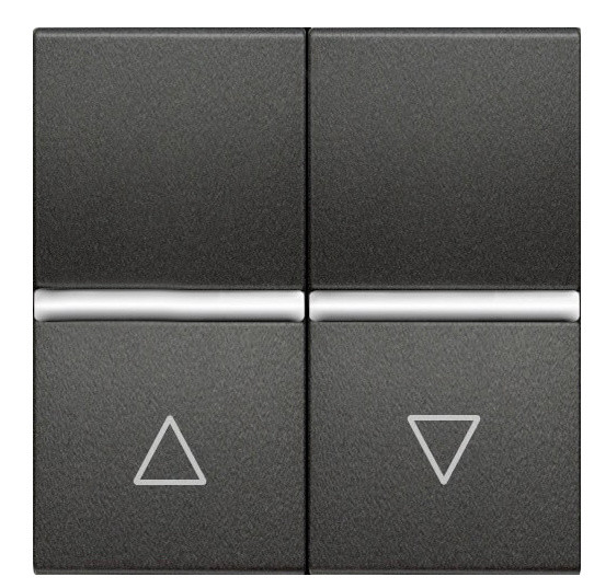 Выключатель жалюзи ABB Zenit 2CLA224400N1801 N2244 AN (антрацит)