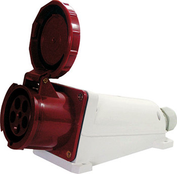 Стационарная силовая розетка E.Next e.socket.pro.5.63 5п 63А 380В IP67 (p012009)