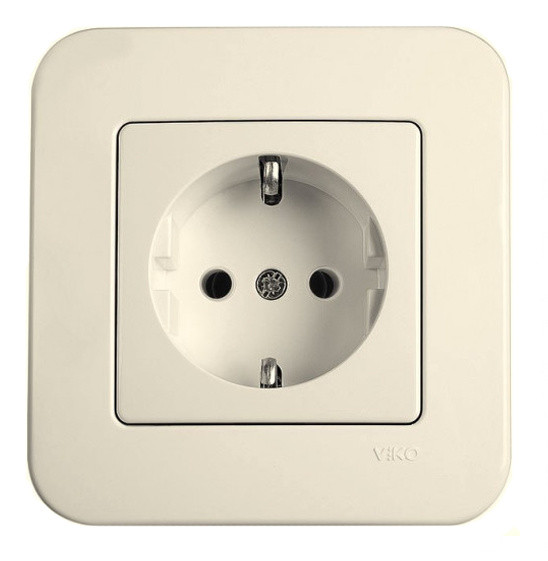 Розетка кремовий VIKO Rollina