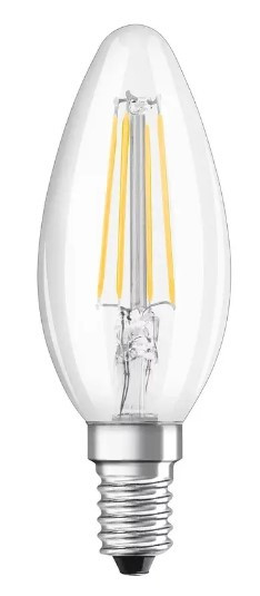 Лампа светодиодная Osram LED CL B60 DIM 5,5Вт/827 FIL E14 6x1