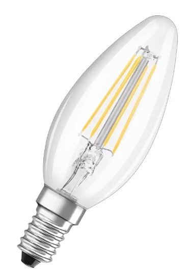 Лампа светодиодная Osram LED CL B60 DIM 5,5Вт/827 FIL E14 6x1 - фото №1
