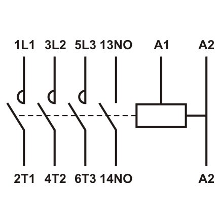 Магнитный пускатель Promfactor FC-1/12А 1NO AC24В (FC10012024) - фото №3