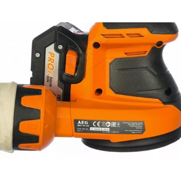 Орбитальная шлифмашина AEG 4935451086 18В - фото №1