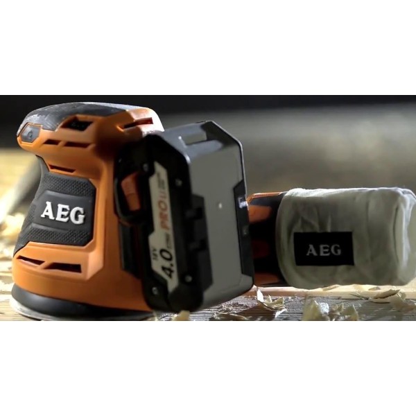 Орбитальная шлифмашина AEG 4935451086 18В - фото №4