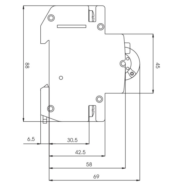 Дифференциальный автомат ETI 002173224 KZS-2M C 16/0.03 тип A (10kA) - фото №2
