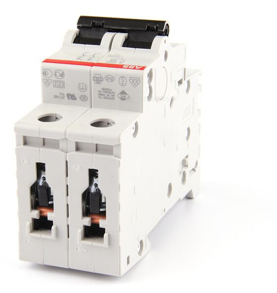 Автомат захисту мережі ABB S202-C25 тип C 25А - фото №3