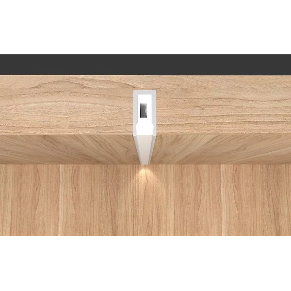 LED-профіль накладний COLORS для гнучкого неона NMS0410 1 метр (AS-NMS0410A-1000) - фото №1