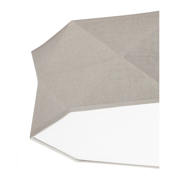 Люстра TK Lighting 6195 Kantoor E27 4x15W IP20 бежева - фото №2