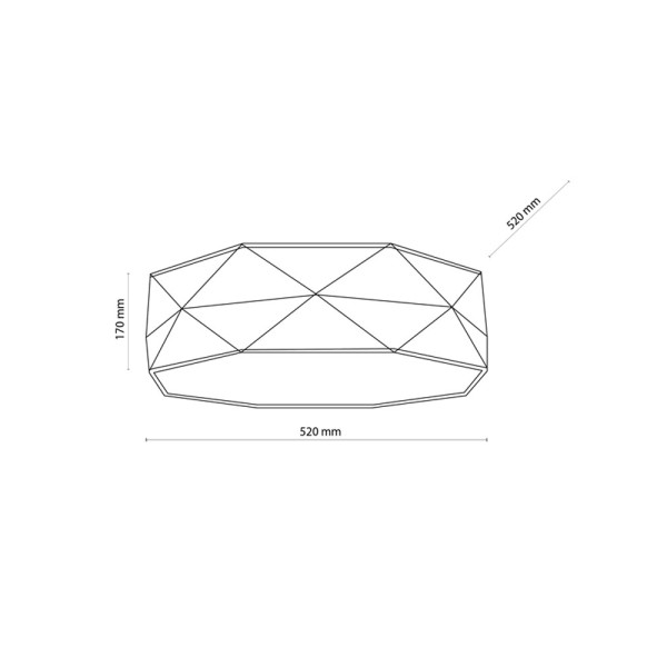 Люстра TK Lighting 6195 Kantoor E27 4x15W IP20 бежева - фото №3
