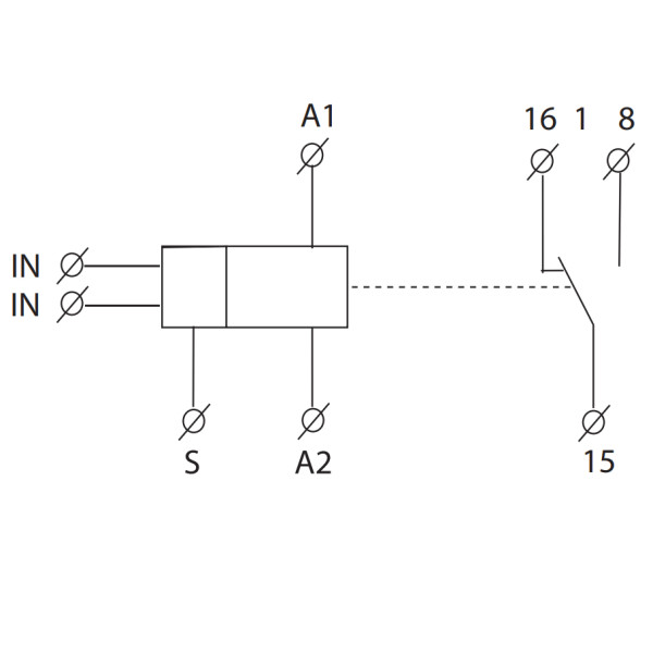 Аналоговое сумеречное реле NOARK Ex9LAS 1NO 230В (110560) - фото №2