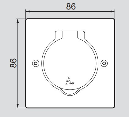 Напольный квадратный розеточный люк Legrand 89700 (нержавеющая сталь) - фото №2