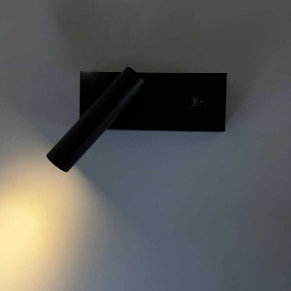 Светильник настенный Violux BITRIX-H 3W 4200K 165Lm IP20 черный ( 550107 ) - фото №1