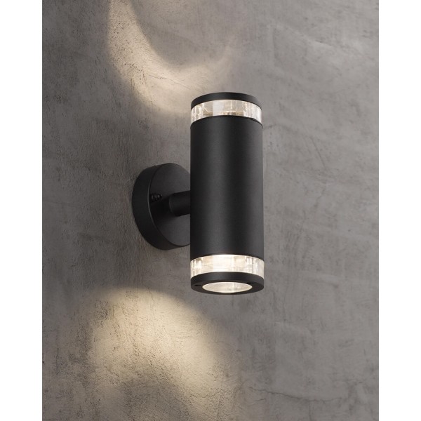 Вуличний світильник Nordlux 45501003 Birk GU10 2x28W IP44 чорний - фото №1