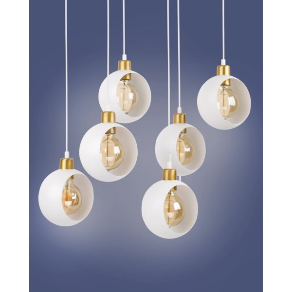 Підвісний світильник TK Lighting 2746 Cyklop white - фото №1