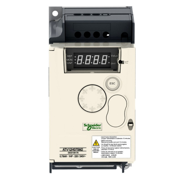 Частотний регулятор Schneider electric ATV12 240В 1ф 0,75кВт - фото №1