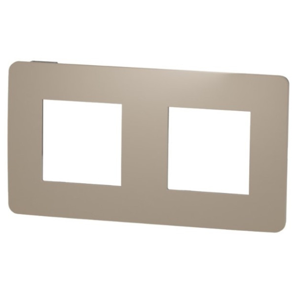 Двопостова рамка Schneider Electric NU280428 (пісочний/антрацит) - фото №3