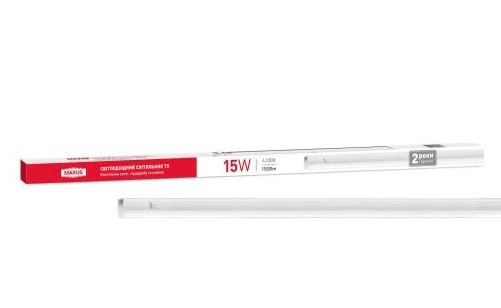 Лінійний світильник Maxus T5 15Вт 4100K 900мм з кнопкою (1-MT5-0915) - фото №2