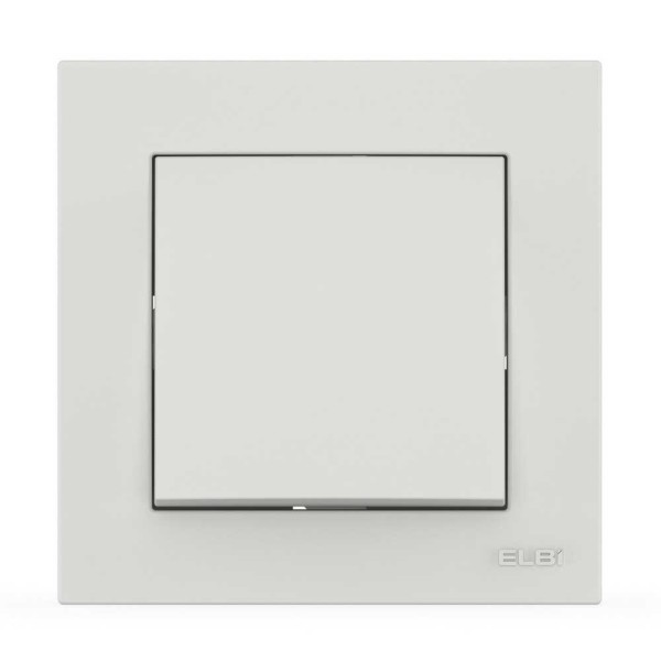Вимикач EL-BI VEGA білий мат 1-кл ( 510-016200-200 )