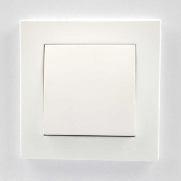 Вимикач EL-BI VEGA білий мат 1-кл ( 510-016200-200 ) - фото №1