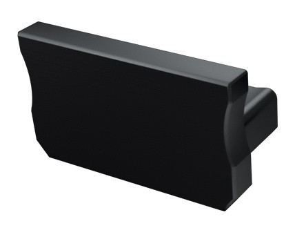 Заглушка Lumines для типа A HIGH без отверстия чёрный - фото №2