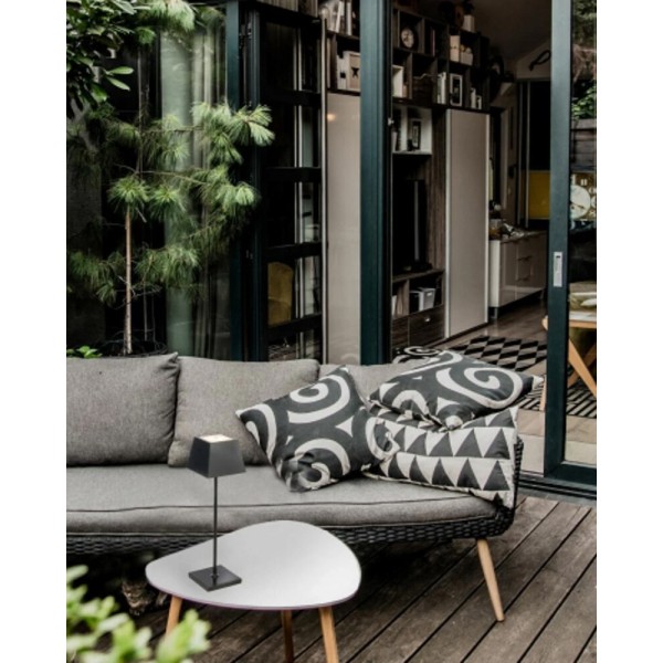 Настольная лампа с аккумулятором Nowodvorski 8398 Mahe LED 1x2,2W 3000K 168Lm IP54 черный - фото №1