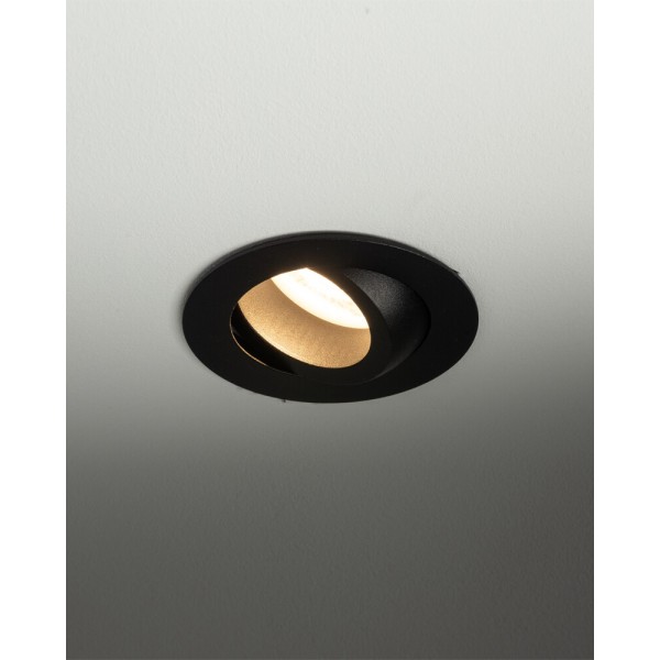 Точечный светильник TK Lighting 10571 Aura GU10 1x10W IP65 черный - фото №1