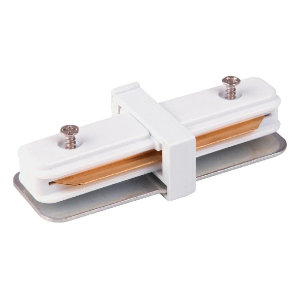 З'єднувач трекових шинопроводів Evrolight 42823 I-форма (білий)