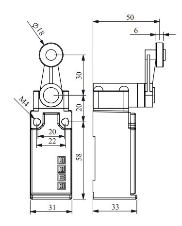 Кінцевий вимикач EMAS L51K13MEP121 - фото №7