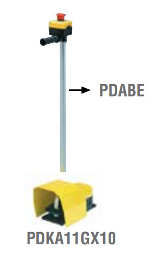 Металлическая рукоятка Emas PDABE - фото №1