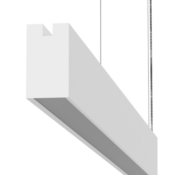 Підвісний світильник, люстра Kloodi KD-KORDA4070 1200 40W CCT WH LED 3000K/4000K/6000K 3200Lm IP20 білий - фото №1