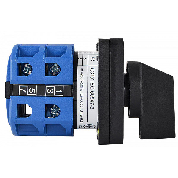 Пакетный переключатель Аско-Укрем ПКП SBI 0-1 3 полюса 25A/2.823 (A0110010057) - фото №1