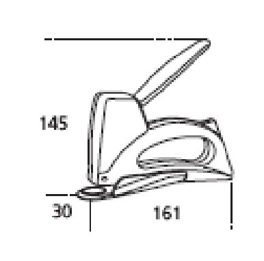 Степлер MILES TP-5525S/C 6-10мм - фото №1