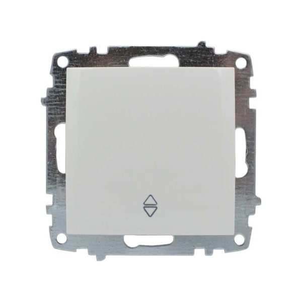 Вимикач ELBI ZENA білий 1кл прохідний без рамки ( 609-010200-209 )