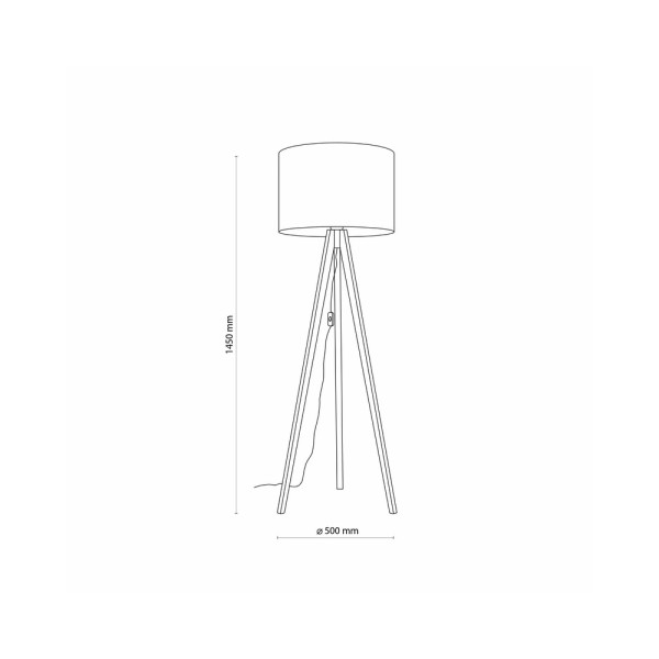 Торшер Tk Lighting 16020 Grand E27 1x15W IP20 - фото №3