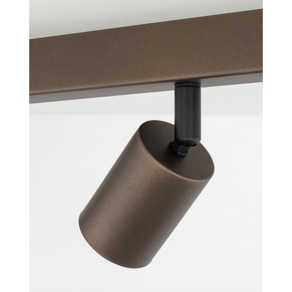 Светильник поворотный, спот TK Lighting 6181 Top GU10 3x10W IP20 коричневый - фото №2