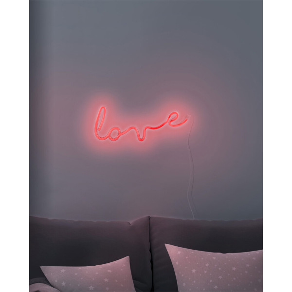 Бра, настінний світильник Goldlux 327116 Neon Love LED 1x3W IP20 білий - фото №1