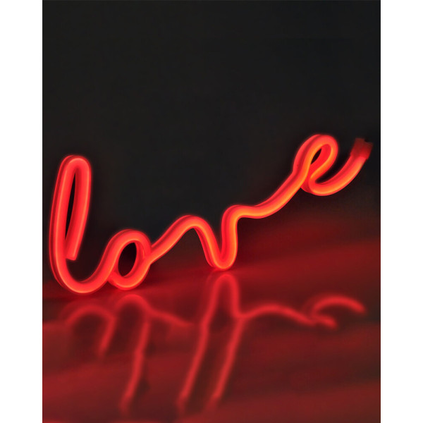 Бра, настінний світильник Goldlux 327116 Neon Love LED 1x3W IP20 білий - фото №2