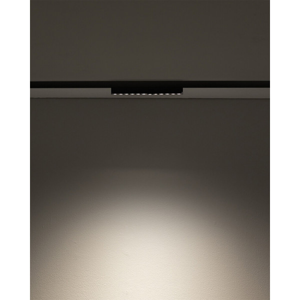 Магнитный трековый светильник Nowodvorski 11720 NANO-LVM Focus Out LED 1x10W 3000K 450Lm IP20 черный - фото №1