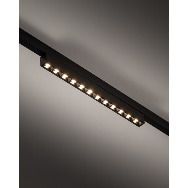 Магнитный трековый светильник Nowodvorski 11720 NANO-LVM Focus Out LED 1x10W 3000K 450Lm IP20 черный - фото №2