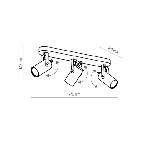Світильник поворотний, спот TK lighting 2799 Redo - фото №1