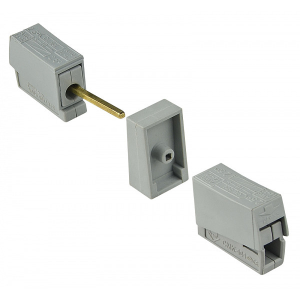 Клеммник для светильников CMK-201 Аско-Укрем серый (A0130010088) - фото №1