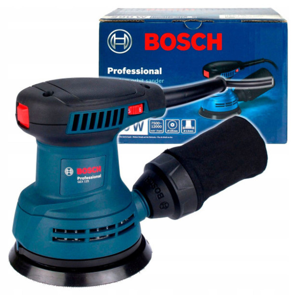 Ексцентрикові шліфувальні машини Bosch GEX 125 (06013A8020) - фото №1