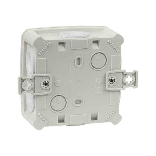 Коробка розподільча СКІМ K115-1 114х114х54+лапки сіра IP65 ( B1102009 ) - фото №3