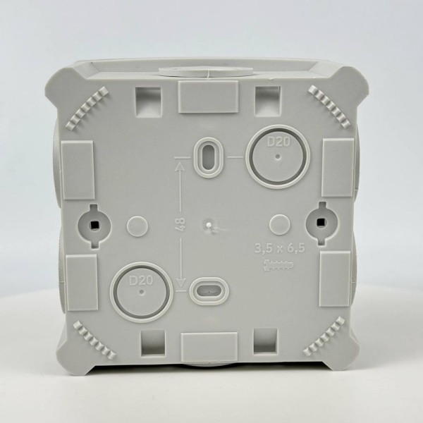 Коробка розподільча СКІМ K115-1 114х114х54+лапки сіра IP65 ( B1102009 ) - фото №5