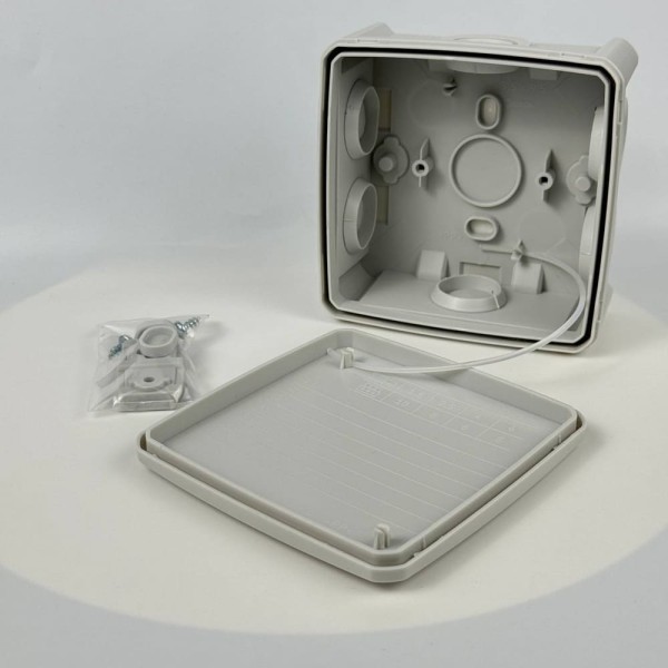 Коробка розподільча СКІМ K115-1 114х114х54+лапки сіра IP65 ( B1102009 ) - фото №7