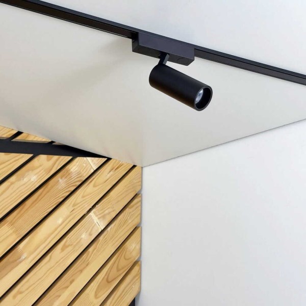 Магнитный трековый светильник UST-X 10W 4000K 48V IP20 черный Violux ( 320108 ) - фото №1