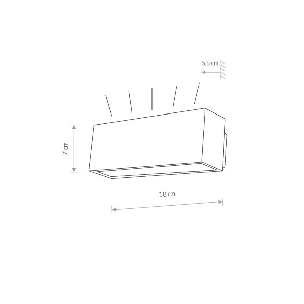 Світильник вуличний Nowodvorski 39122 Unit LED 2x5W 3000K 727Lm IP54 Bl - фото №1