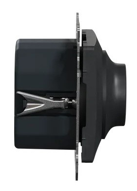 Поворотний світлорегулятор Schneider Electric Sedna Design & Elements RC 3-370 Вт чорний SDD114501 - фото №2